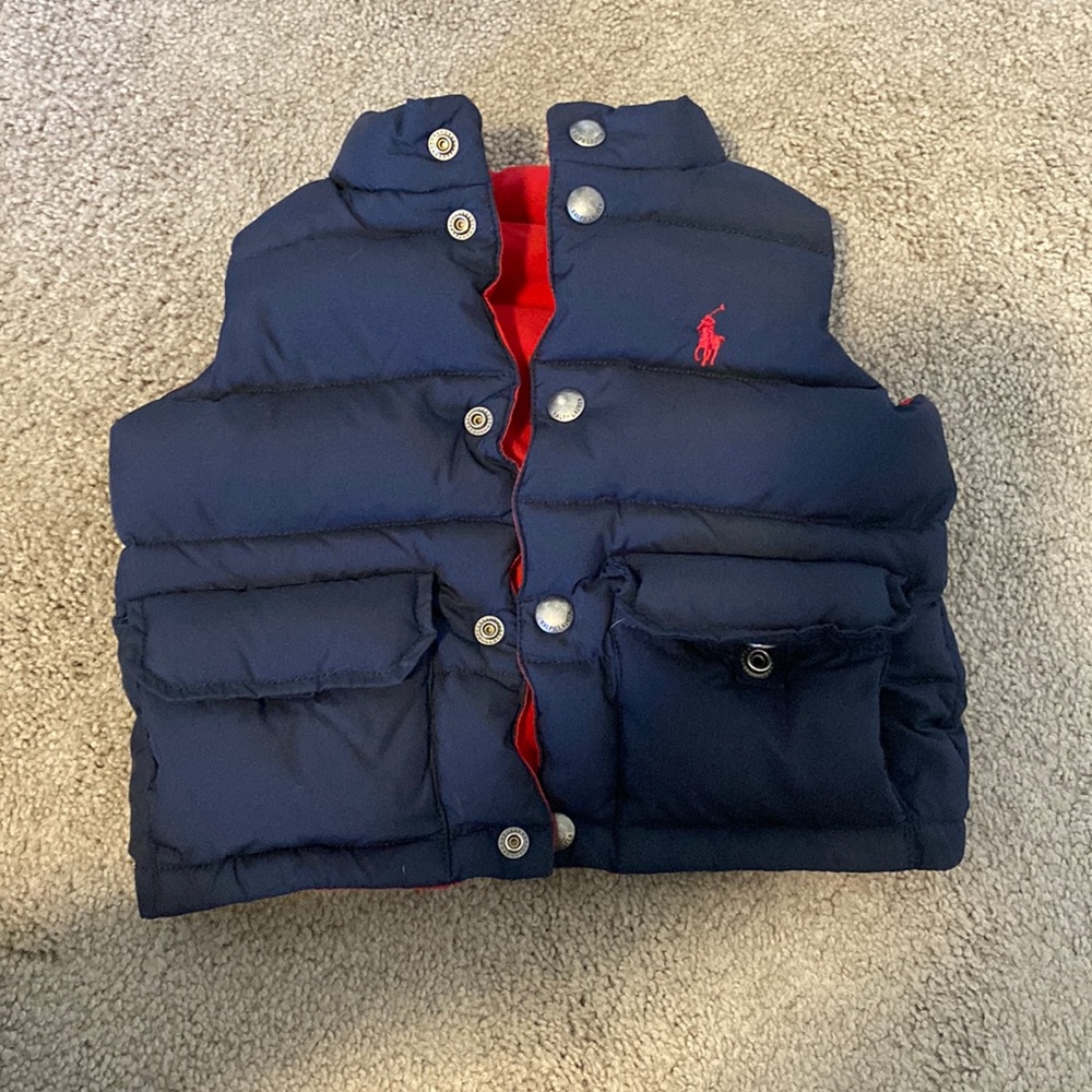 Ralph Lauren 12M Reversible Vest